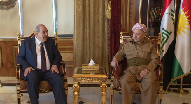  سەرۆك بارزانی لەگەڵ سەرۆكی ئیئتیلافی وەتەنی عێراق کۆبوویەوە 